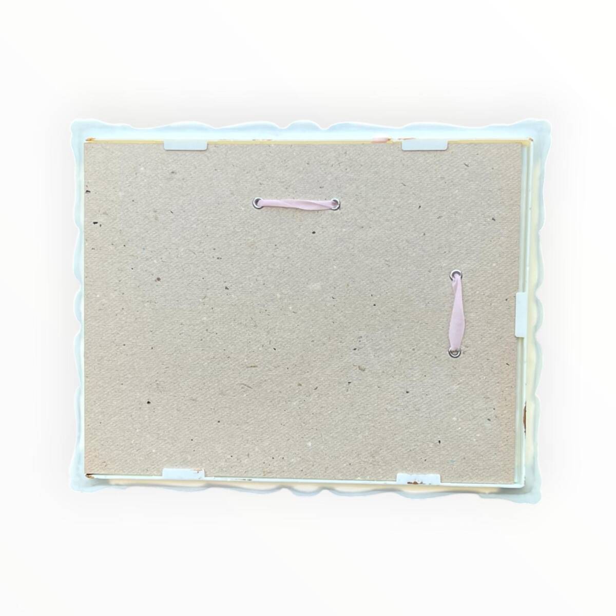 Vintage 1990's Plastik Çift Yönlü Resim Çerçevesi 28x22.5cm AOB8721 - 4