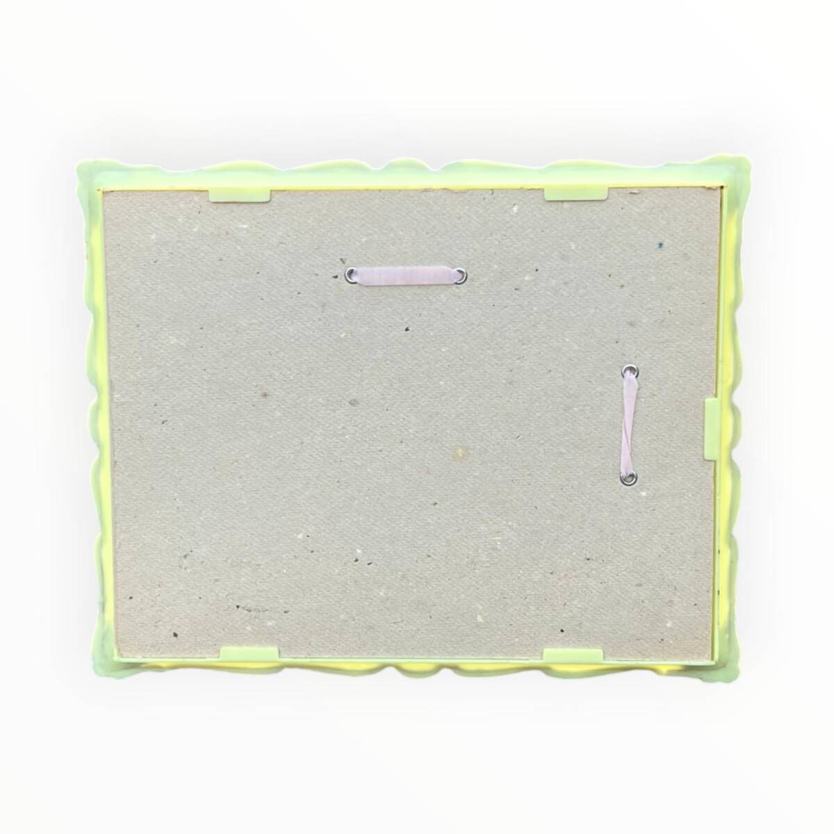 Vintage 1990's Plastik Çift Yönlü Resim Çerçevesi 28x22.5cm AOB8722 - 4