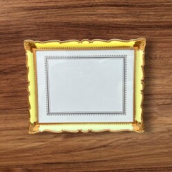 Vintage 1990's Plastik Çift Yönlü Resim Çerçevesi 28x22.5cm AOB8722 - 5