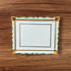 Vintage 1990's Plastik Çift Yönlü Resim Çerçevesi 28x22.5cm AOB8723 - 4