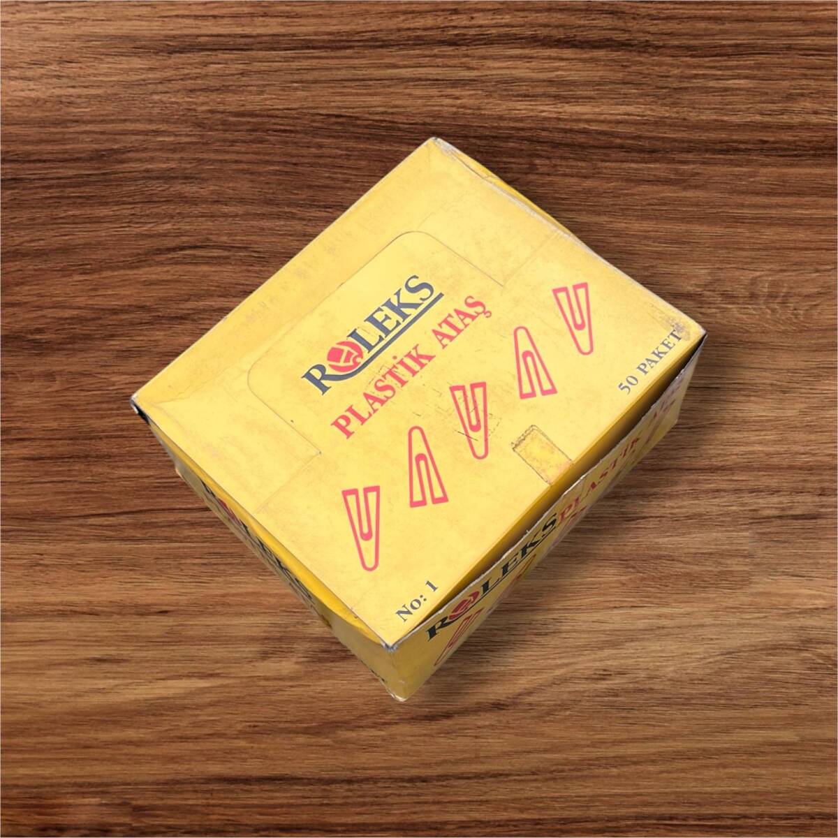 Vintage 1990's Roleks Plastik Ataş Dolu Paket AOB8622 - 3
