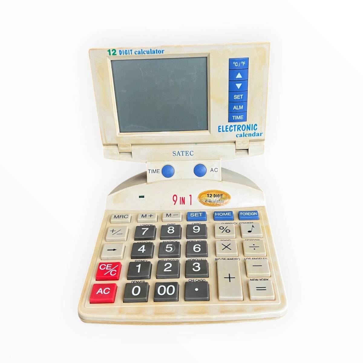 Vintage 1990's SATEC Ekranlı Telefon AOB8708 - 1