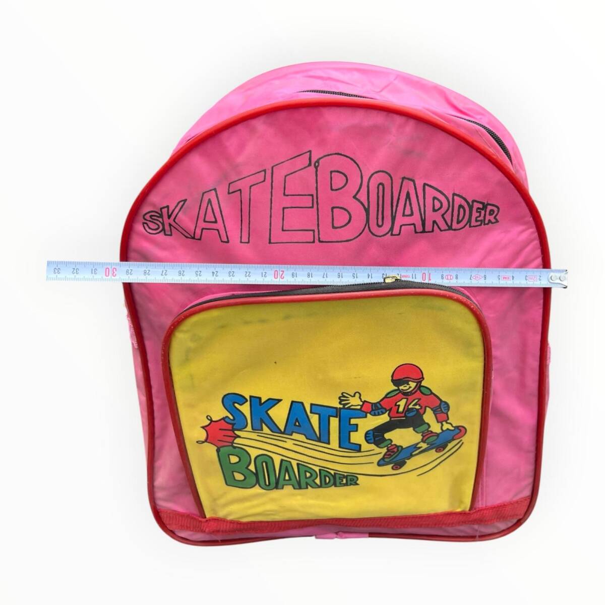 Vintage 1990's SKATE BOARDER Okul Öğrenci Çantası AOB8518 - 4