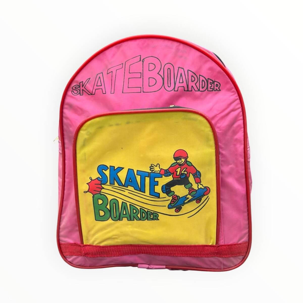 Vintage 1990's SKATE BOARDER Okul Öğrenci Çantası AOB8518 - 1