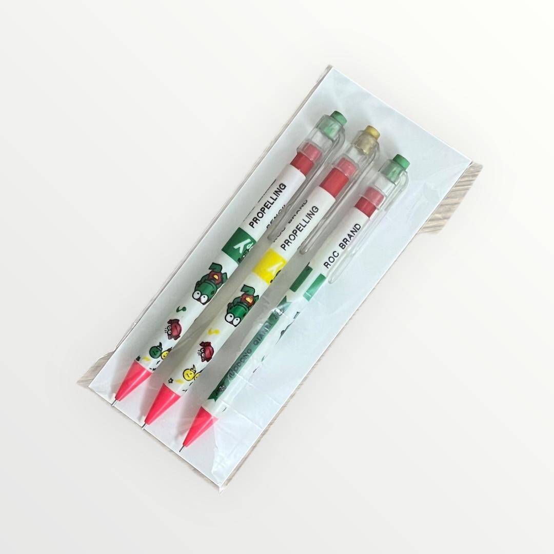 Vintage 3 Adet 0,5 Farklı Renk Silgili Uçlu Kalem Lotu AOB4915 - 1