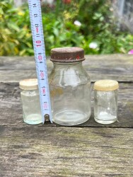 Vintage 3 Adet İlaç Şişesi AOB7561 - 2