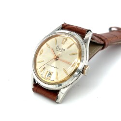 Vintage AGON CALENDAR Kurmalı Unisex Kol Saati EBY299 - 2