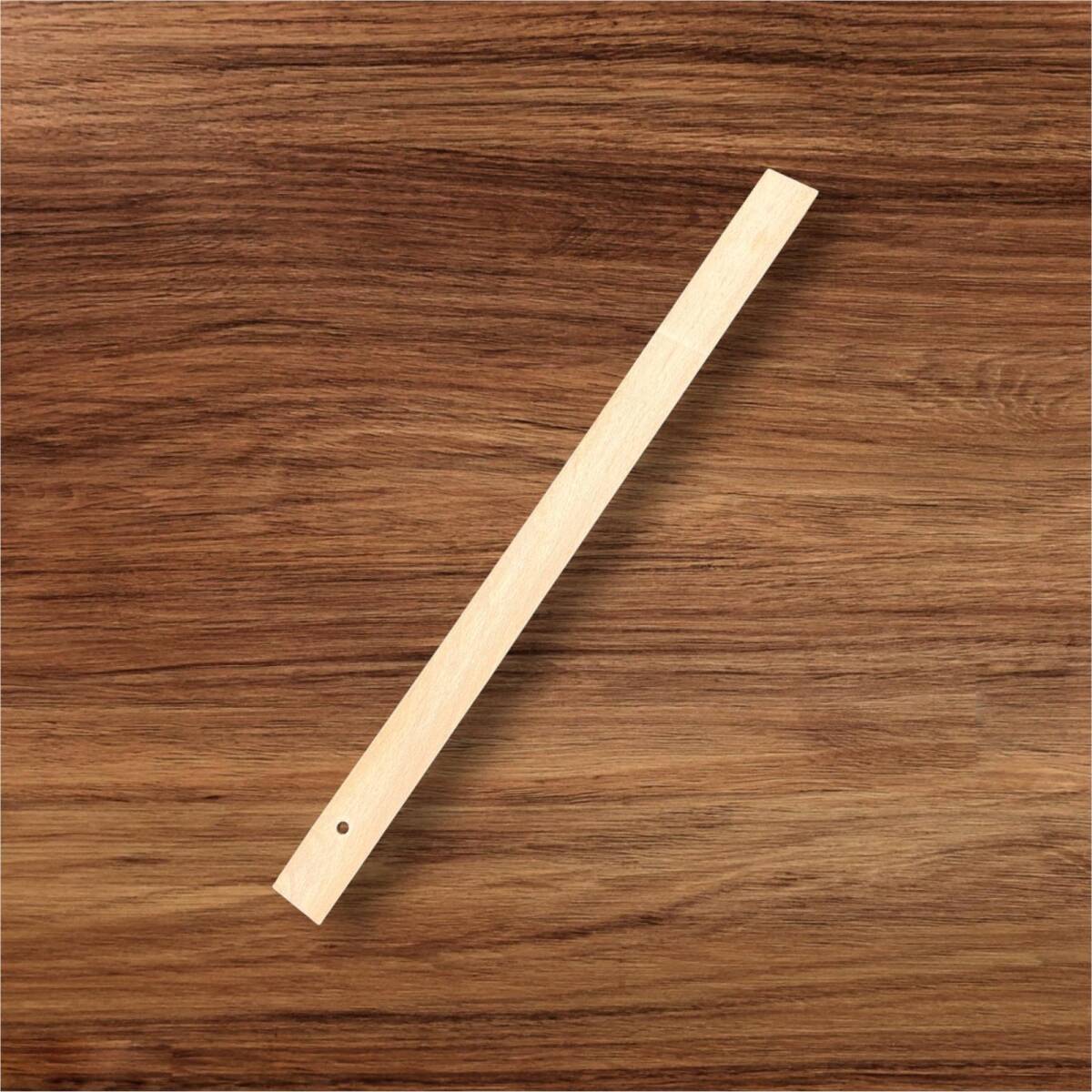 Vintage Ahşap Cetvel 50cm AOB8586 - 3