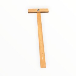 Vintage Ahşap T Cetveli 80cm AOB8807 - 3