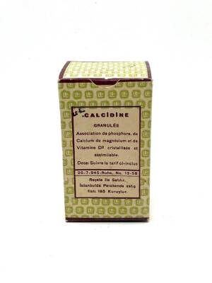 Vintage Calcidine Granulee 1947 İlaç Kutusu MDL78 (N) - 2