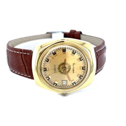 Vintage ALTOBA Altın Kaplama Otomatik Kol Saati EBY310 - 4