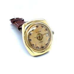 Vintage ALTOBA Altın Kaplama Otomatik Kol Saati EBY310 - 5