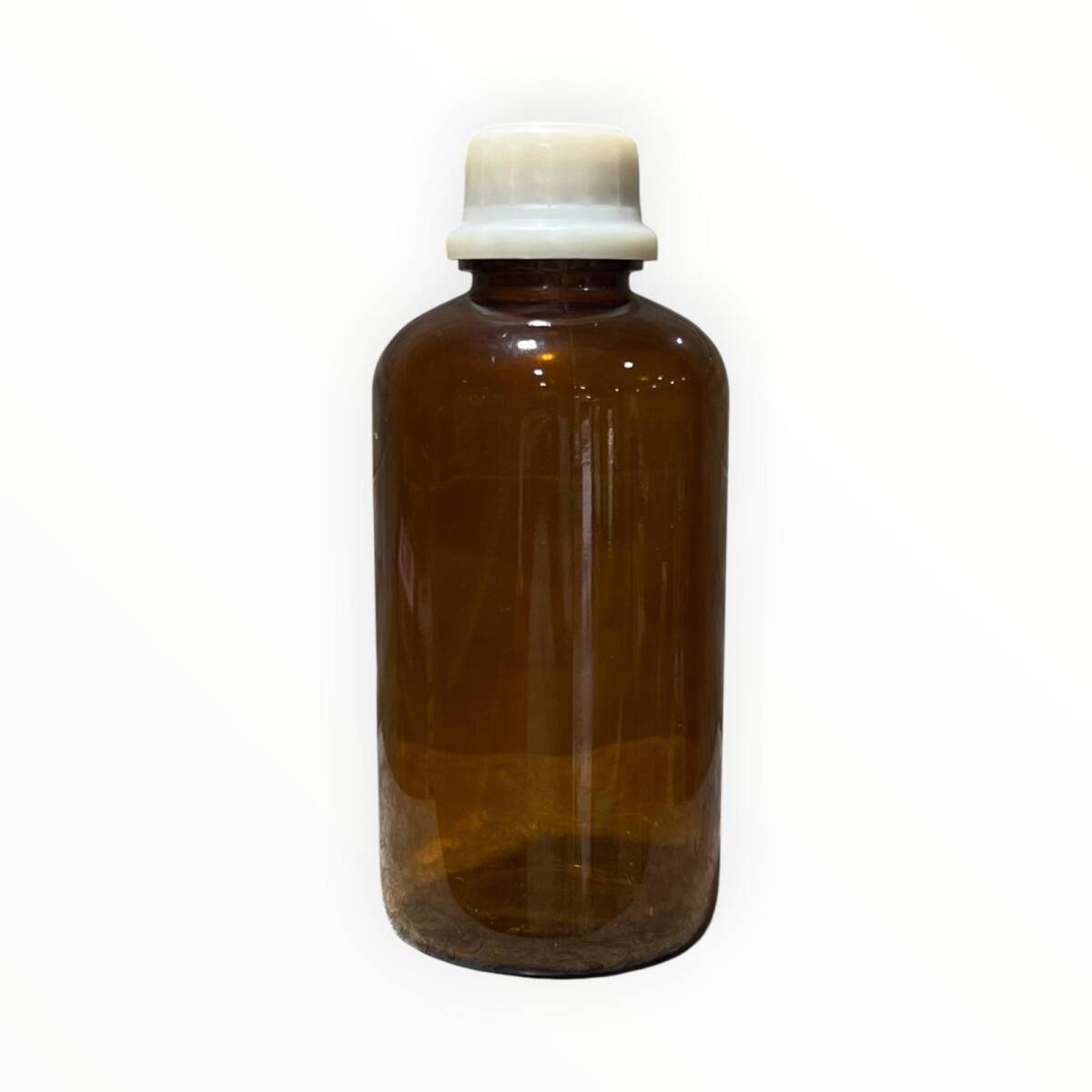 Vintage Amber Renkli Eczacı Şişesi 22cm AOB8828 - 1