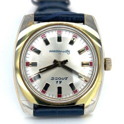 Vintage ANKRA Nautic 71 İsviçre Kurmalı Unisex Kol Saati SAA214 - 4