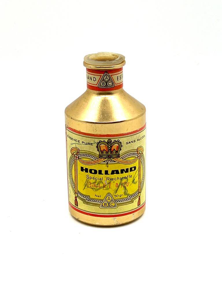 Vintage Holland Essence Metal Esans Şişesi MDL218 (N) - 1