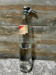 Vintage Askeri Narkoz Şişesi 17cm AOB8837 - 3