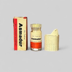 Vintage Asmadur İlaç Kutusunda Koleksiyonluk Tüketilmez MDL328 - Gökçekoleksiyon