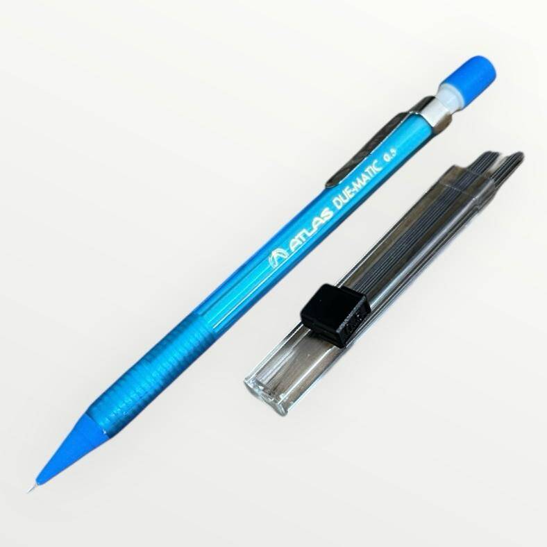 Vintage Atlas Duematıc 0,5 Mekanik Uçlu Kalem (Mavi)1 Kapsül Atlas 0,5 Uç AOB4903 - 1