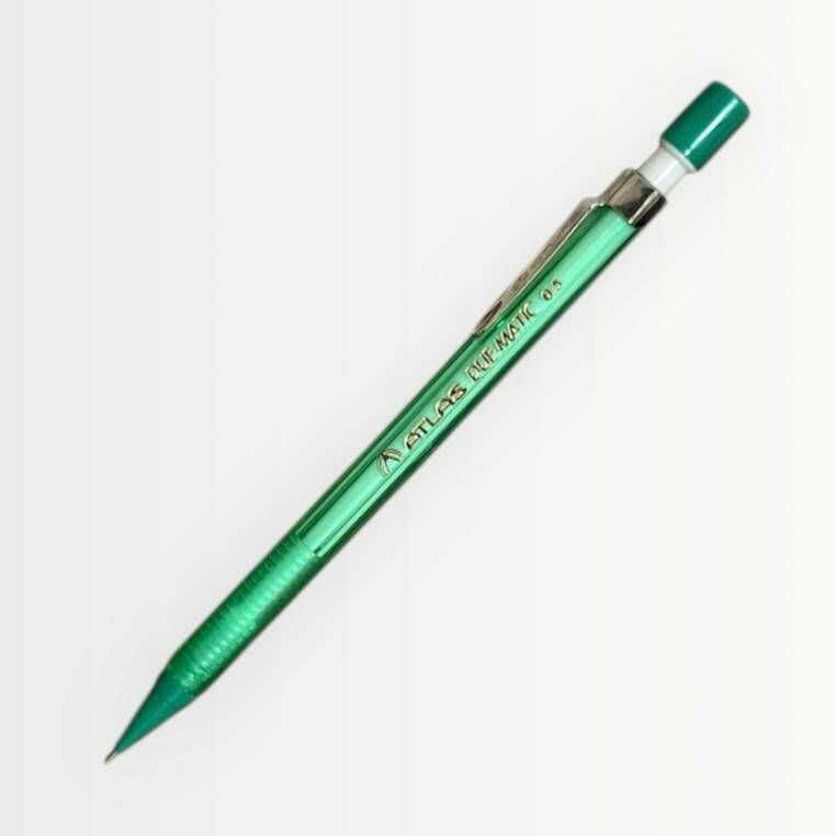 Vintage Atlas Duematıc 0,5 Mekanik Uçlu Kalem (Yeşil)1 Kapsül Atlas 0,5 Uç AOB4901 - 5