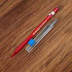 Vintage Atlas Duematıc 0,7 Mekanik Uçlu Kalem (Kırmızı)1 Kapsül Atlas 0,7 Uç AOB4895 - 2