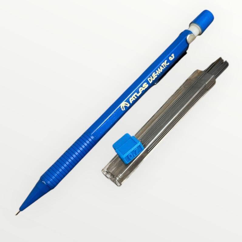 Vintage Atlas Duematıc 0,7 Mekanik Uçlu Kalem (Mavi)1 Kapsül Atlas 0,7 Uç AOB4897 - 1