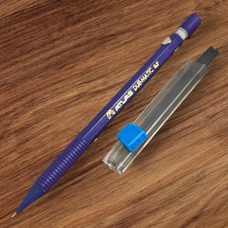 Vintage Atlas Duematıc 0,7 Mekanik Uçlu Kalem (Mor)1 Kapsül Atlas 0,7 Uç AOB4898 - 2