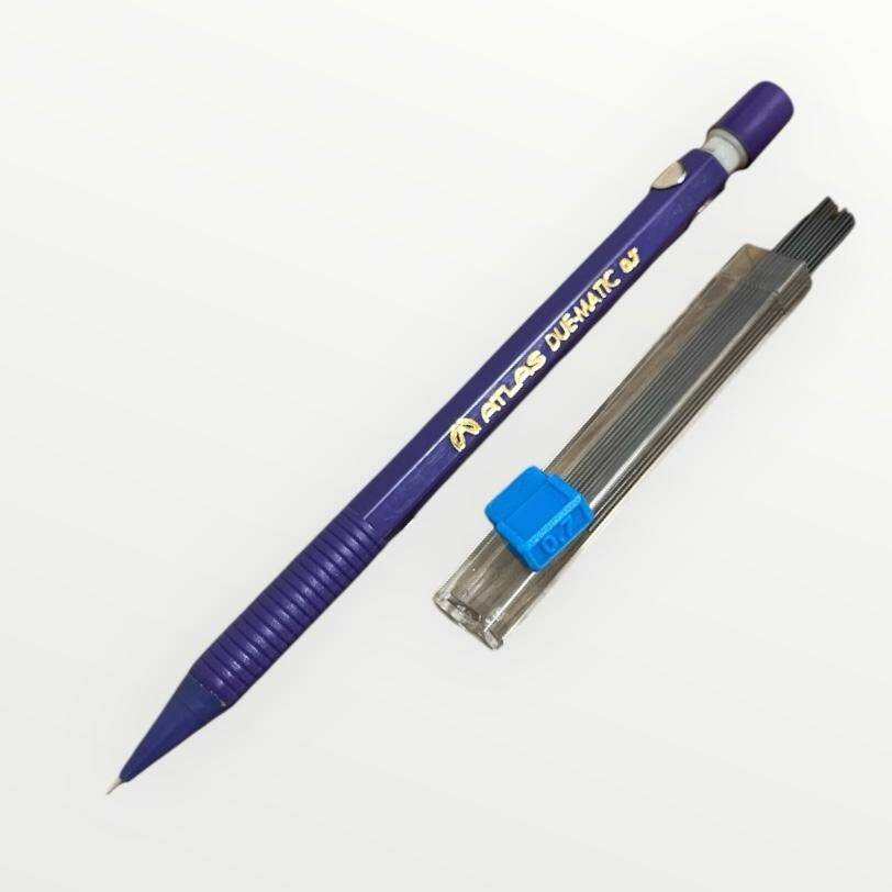 Vintage Atlas Duematıc 0,7 Mekanik Uçlu Kalem (Mor)1 Kapsül Atlas 0,7 Uç AOB4898 - 1