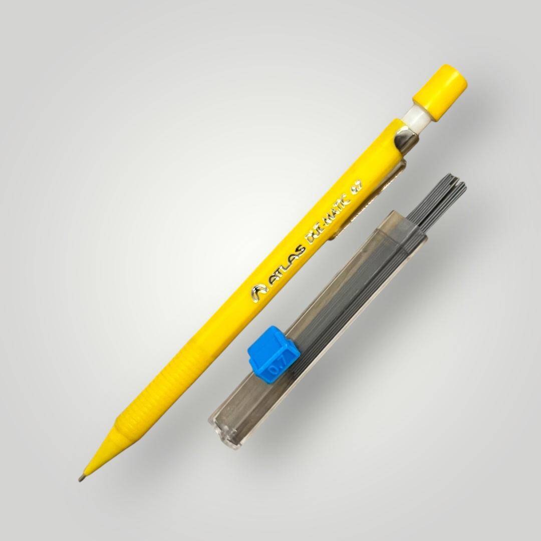Vintage Atlas Duematıc 0,7 Mekanik Uçlu Kalem (Sarı)1 Kapsül Atlas 0,7 Uç AOB4894 - 1