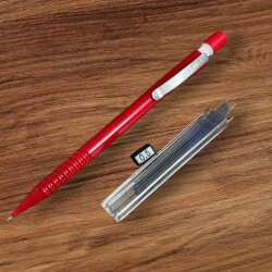 Vintage Atlas Rondi 0,5 Mekanik Uçlu Kalem (Kırmızı)1 Kapsül Atlas 0,5 Uç AOB4908 - 2