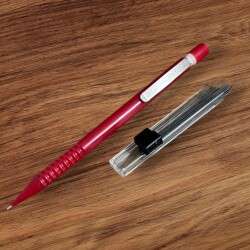 Vintage Atlas Rondi 0,5 Mekanik Uçlu Kalem (Kırmızı)1 Kapsül Atlas 0,5 Uç AOB4905 - 2