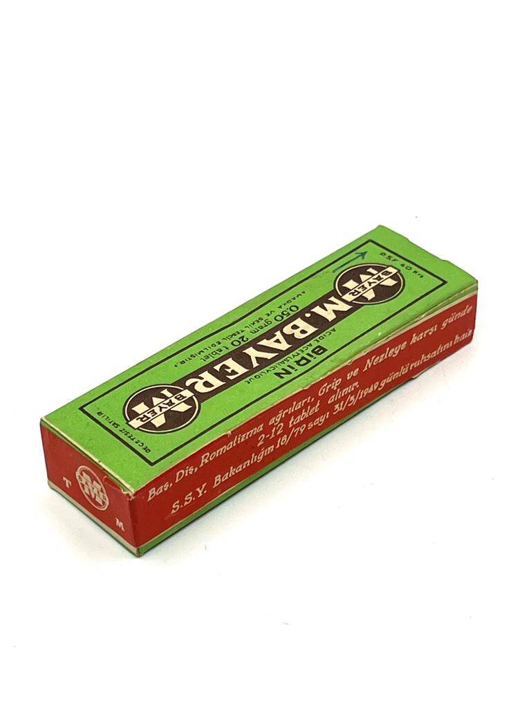 Vintage M.Bayer Birin İlaç Kutusu MDL257 (N) - 2