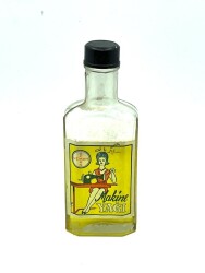 Vintage Uzman Makine Yağı Kısmen Dolu Şişe MDL194 - Gökçekoleksiyon