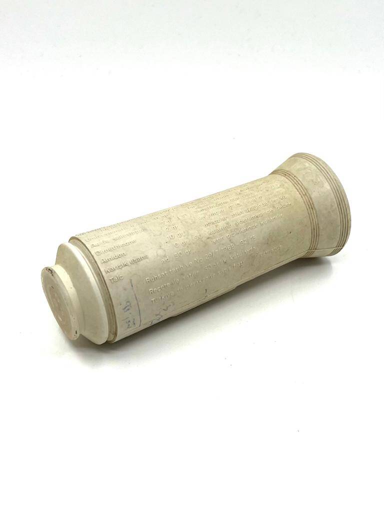 Vintage Elo Deri Koruyucusu Plastik Boş Şişe İlaç Kutusu MDL147 (N) - 2