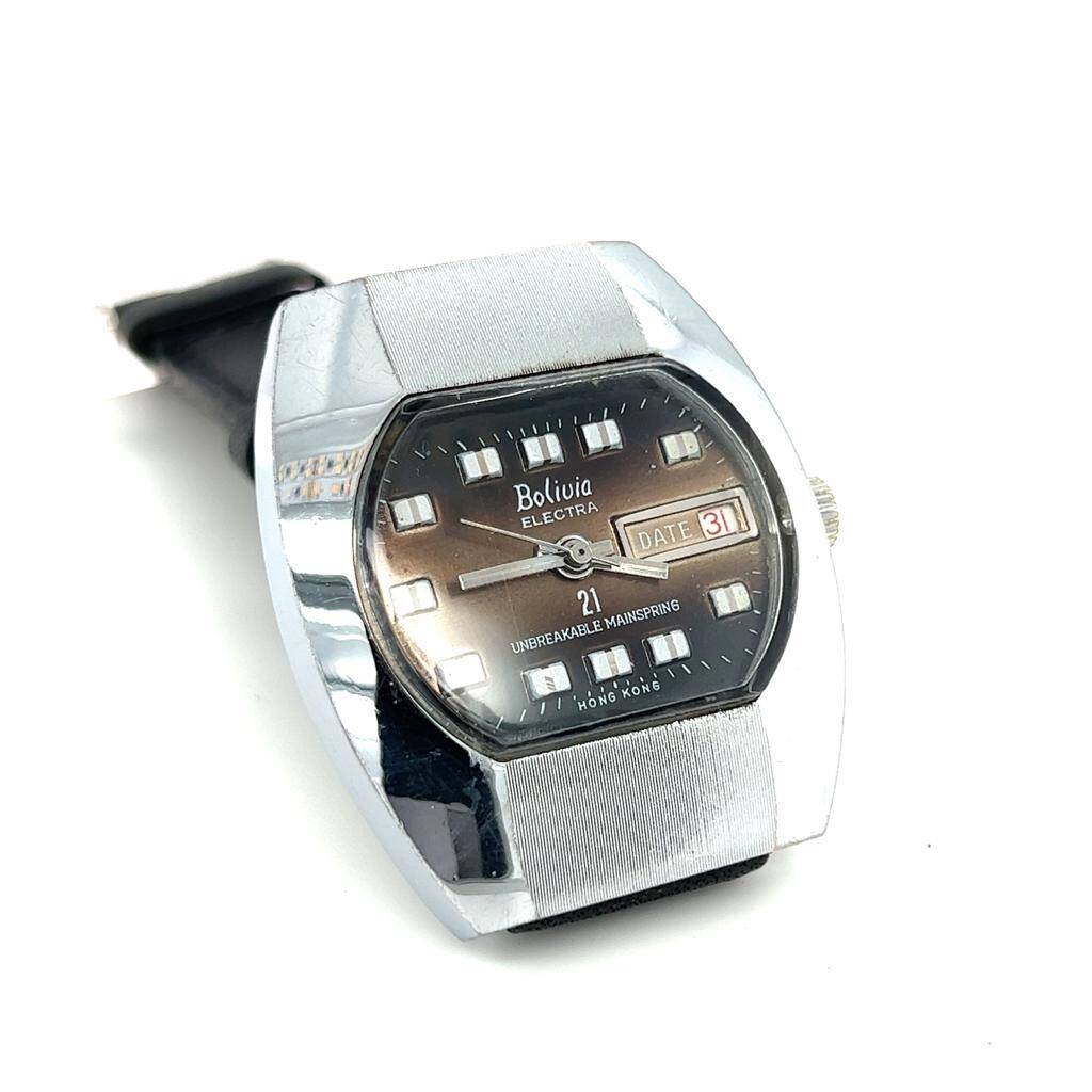 Vintage BOLIVIA ELECTRA Kurmalı Kol Saati EBY314 - 6