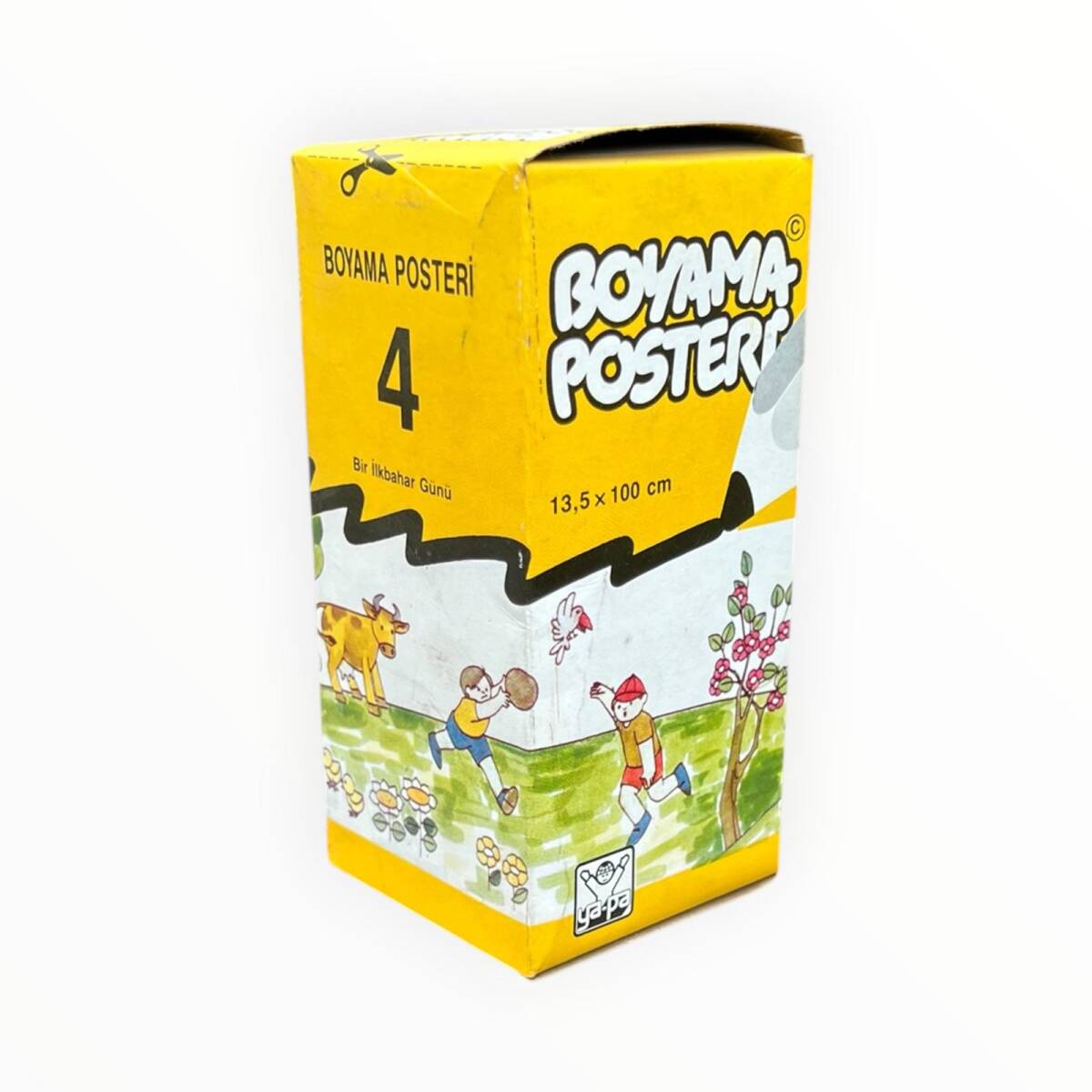 Vintage Boyama Posteri ''Bir İlkbahar Günü'' AOB8597 - 1