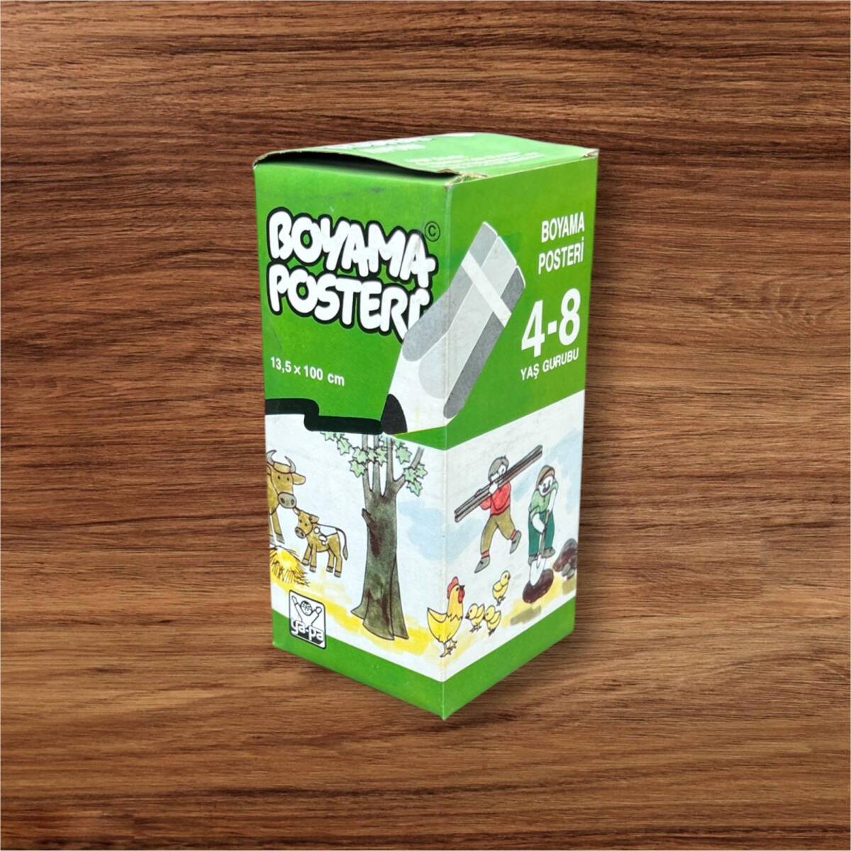 Vintage Boyama Posteri ''Çiftlikte Gördüklerimiz'' AOB8598 - 2