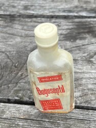 Vintage Buğuseptil İlaç Şişesi 1960 - 1970's AOB7524 - 2