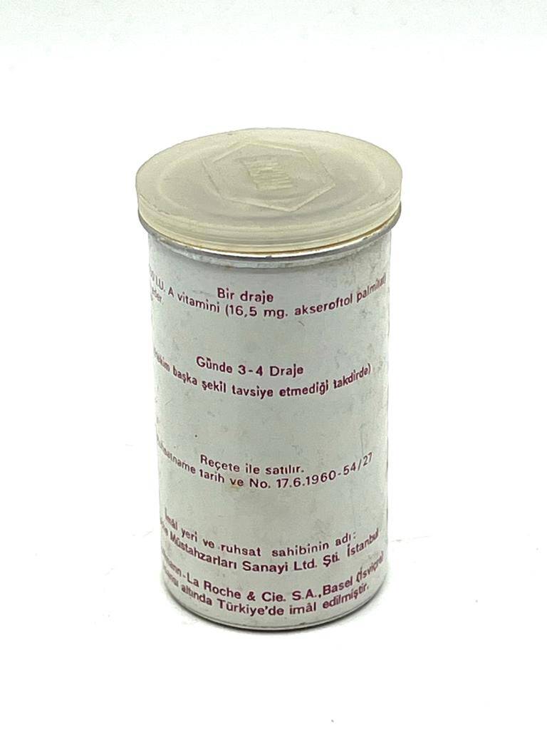 Vintage 1960 Rovigon Roche İlaç Kutusu MDL196 - 2