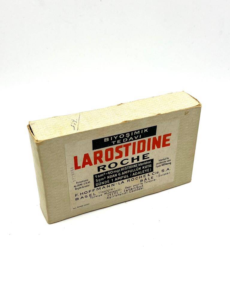 Vintage Larostıdıne Roche 1945 İlaç Kutusu MDL133 (N) - 2