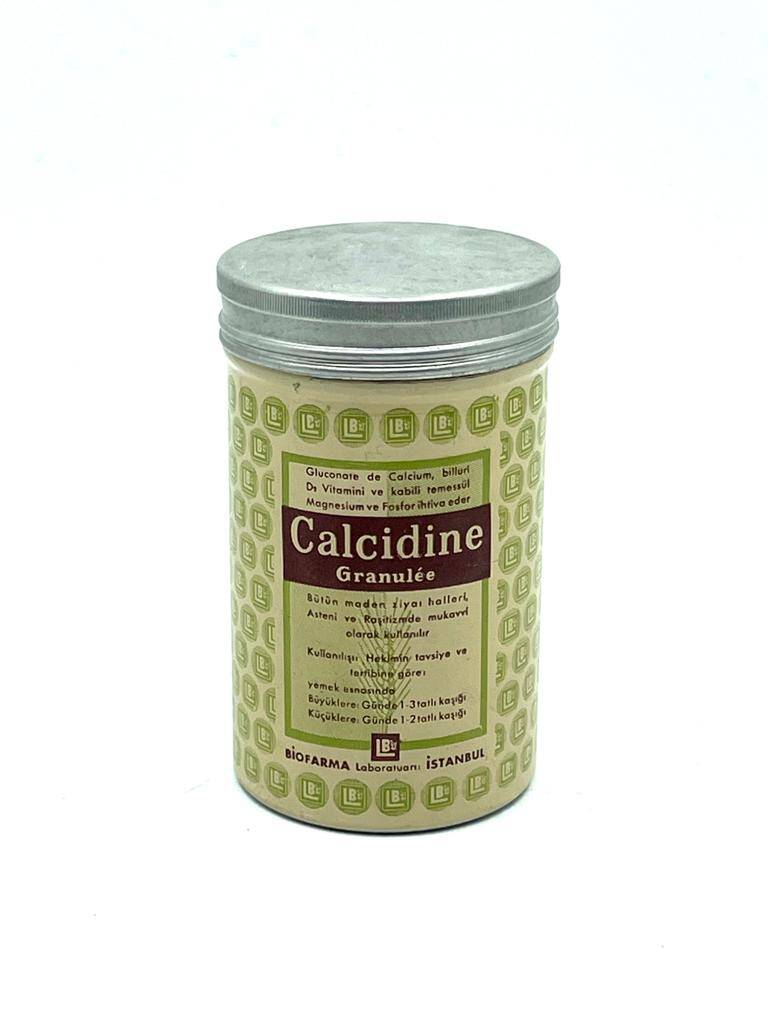Vintage Calcidine Granulee 1947 İlaç Kutusu MDL81 (N) - 1