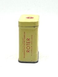 Vintage Roter Mide Komprime 4 Dilde Boş Teneke Kutu 1945 İlaç Kutusu MDL79 (N) - 3