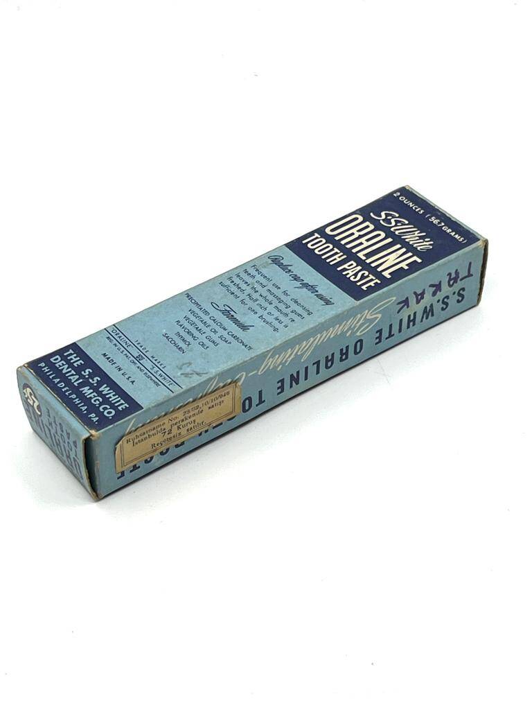 Vintage Oralıne Tooth Paste 1946 İlaç Kutusu MDL161 (N) - 2