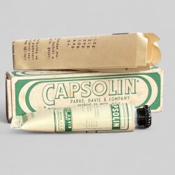Vintage Capsolın İlaç Kutusunda Koleksiyonluk Tüketilmez MDL347 - Gökçekoleksiyon