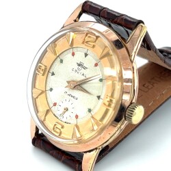 Vintage COVIAL Altın Kaplama Kurmalı Unisex Kol Saati EBY289 - 2