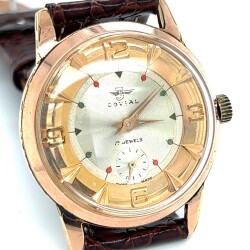 Vintage COVIAL Altın Kaplama Kurmalı Unisex Kol Saati EBY289 - 3