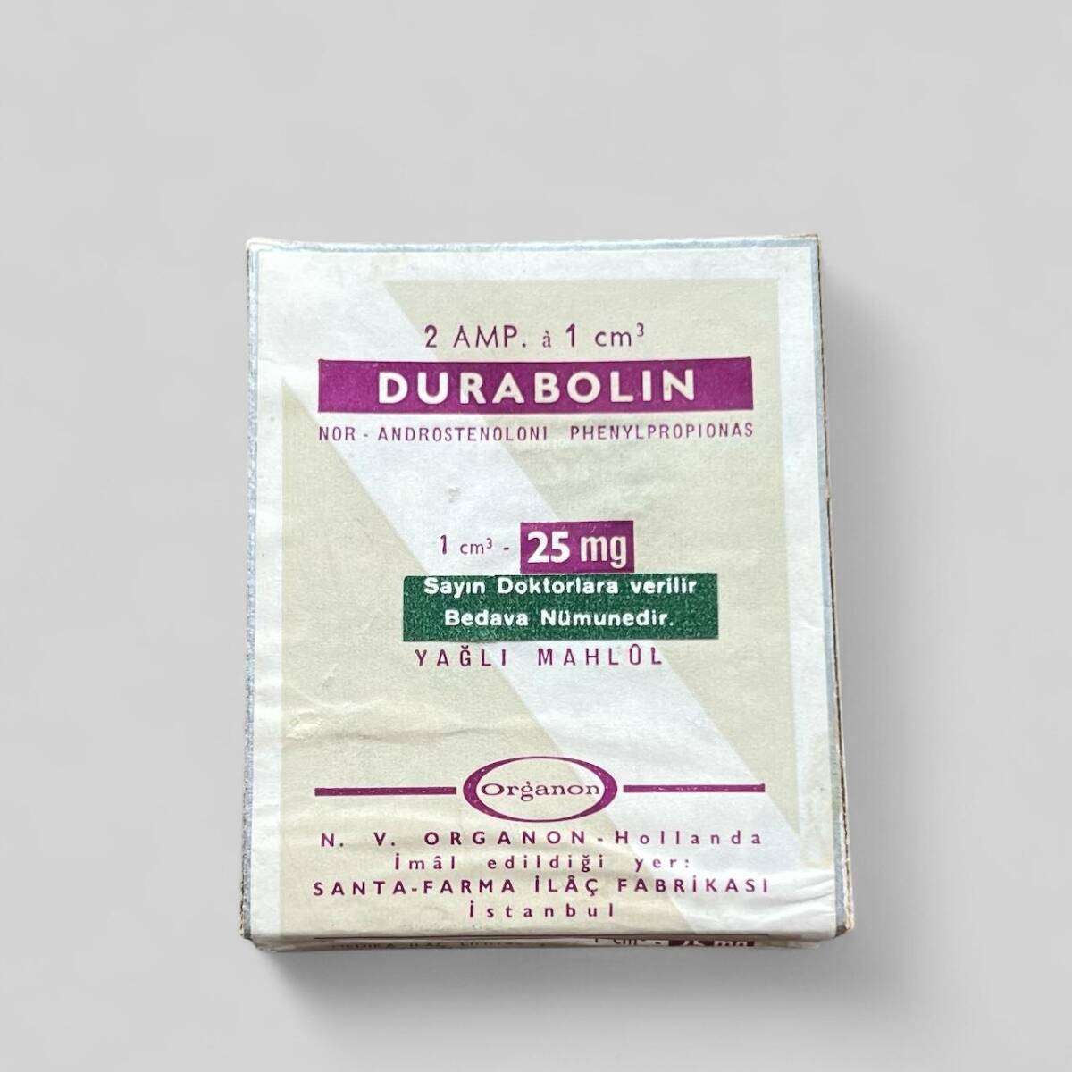 Vintage Deca-Durabolın İlaç Kutusunda Koleksiyonluk Tüketilmez MDL305 - 3