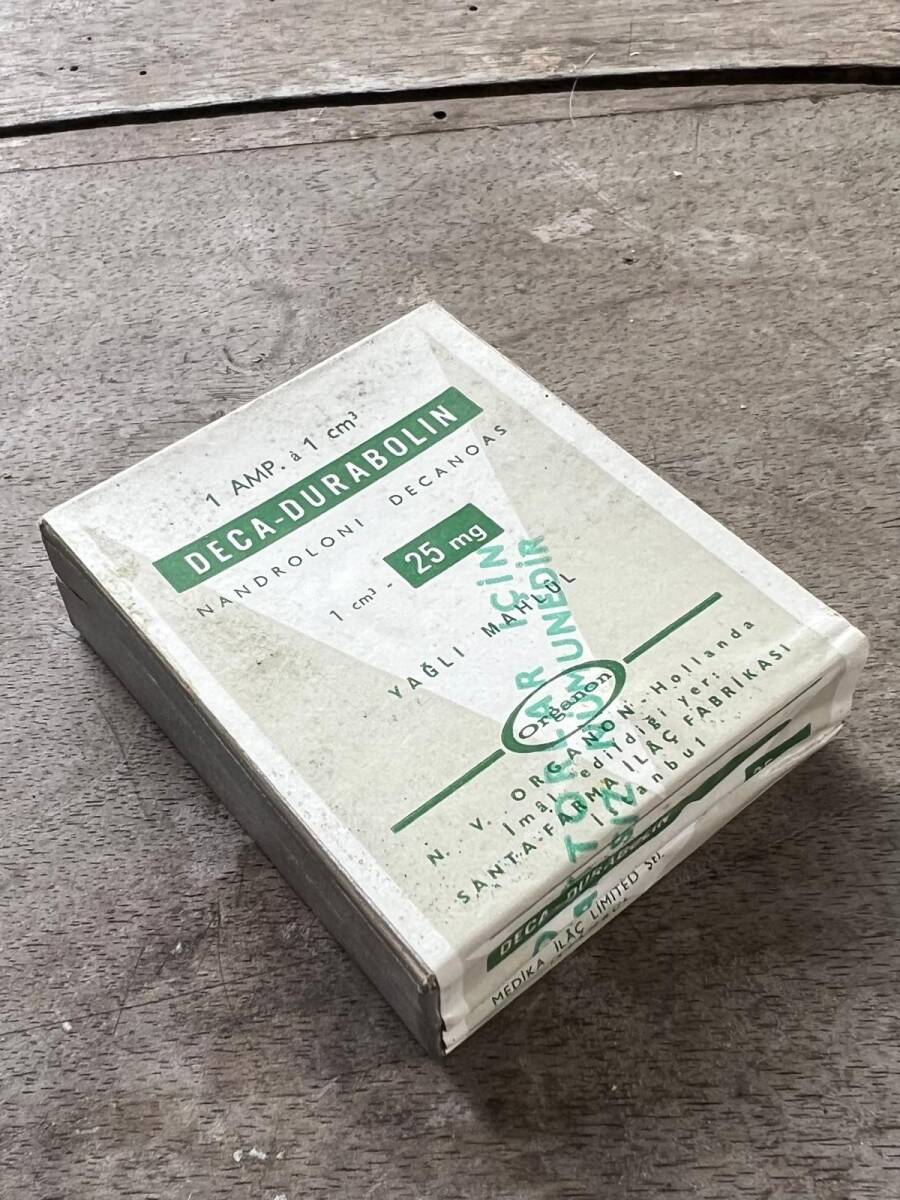 Vintage DECA-DURABOLIN İlaç Kutusunda Koleksiyonluk Tüketilmez MDL308 - 1