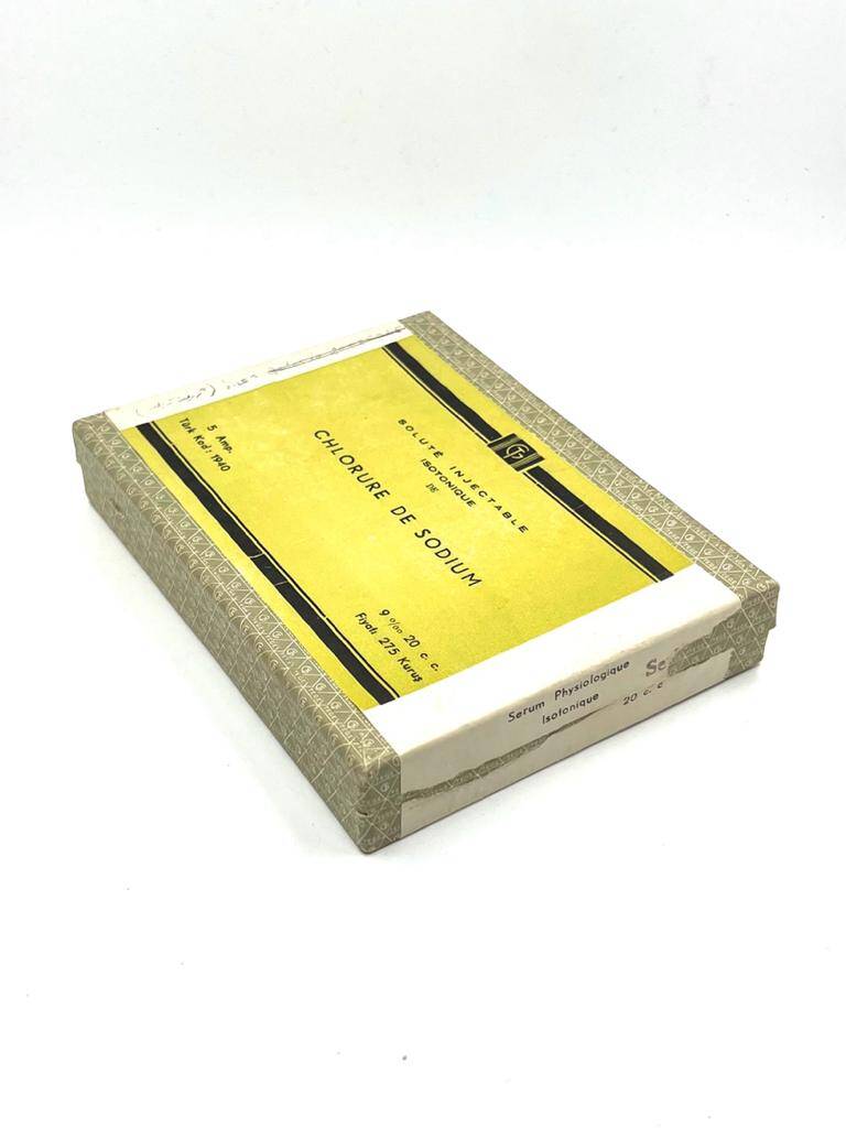 Vintage Chlorure DE Sodıum 1940 İlaç Kutusu MDL144 (N) - 2