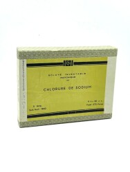Vintage Chlorure DE Sodıum 1940 İlaç Kutusu MDL144 (N) - 1
