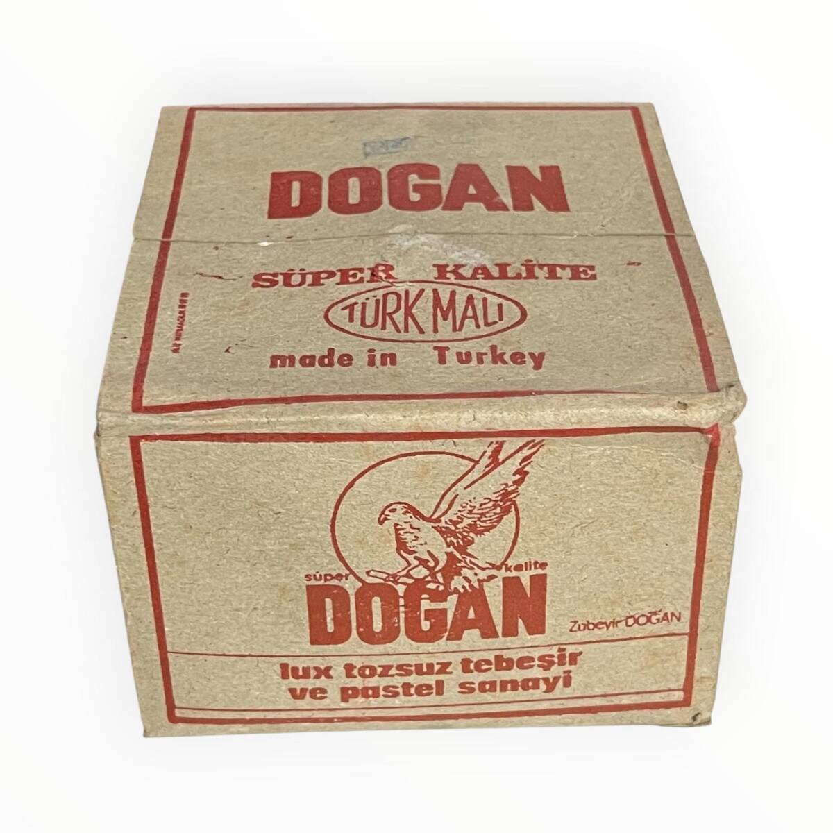 Vintage DOĞAN Renkli Türk Malı 100 Adetlik Tebeşir AOB8713 - 1